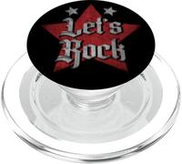 Rock On Retro Rock n Roll 80s Concerto di Musica Lets Rock PopSockets PopGrip per MagSafe