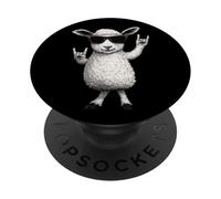 Rock On Sheep Occhiali da sole Fun Vibes PopSockets PopGrip Adesivo