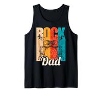 Rock Papa Rock And Roll Rock Music Genitori Festa del papà Regalo Canotta