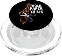 Rock Paper Crispr DNA Biologo Ingegneria Genetica Scienza PopSockets PopGrip per MagSafe