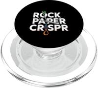 Rock Paper Crispr Scienza della biologia del DNA genetico - PopSockets PopGrip per MagSafe