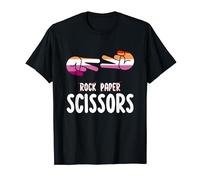 Rock Paper Forbici Camicia Lesbica Pride Bandiera Divertente LGBTQ Maglietta