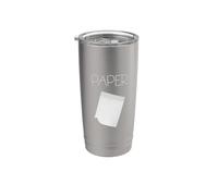 Rock Paper Scissors Divertente Abbinamento Semplice Costume di Halloween Bicchiere termico in acciaio inox doppia parete