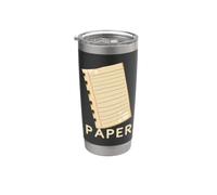 Rock Paper Scissors Group Halloween Costume Tee Bicchiere termico in acciaio inox doppia parete