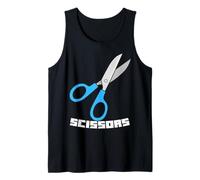 Rock Paper Scissors Group Halloween Costume Tee Canotta