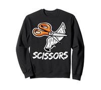 Rock Paper Scissors Group Halloween Costume Tee Felpa