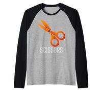 Rock Paper Scissors Group Halloween Costume Tee Maglia con Maniche Raglan