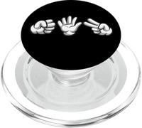 Rock Paper Scissors Group Halloween Costume Tee PopSockets PopGrip per MagSafe