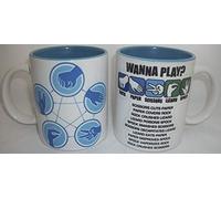 Rock, Paper, Scissors, Lizard, Spock Ceramic Mug by Staffordshire Pottery