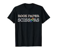Rock Paper Scissors shirt Lesbian Queer Rainbow Pride Month Maglietta