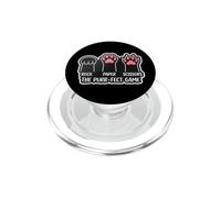 Rock Paper Scissors The Purr-fect Gioco Amante del Gatto PopSockets PopGrip per MagSafe