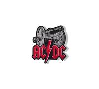 Rock Patch - Toppa termoadesiva con cannone di ispirazione AC/DC