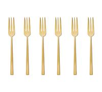 Rock PVD Gold, 6 Forchettine Dolce