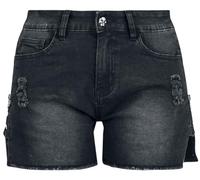 Rock Rebel by EMP Donna Gonna Nera con Cerniera Laterale 27