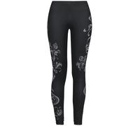 Rock Rebel by EMP Donna Leggings Neri con Ornamenti