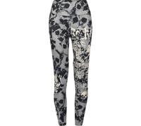 Rock Rebel by EMP Donna Leggings Nero/Grigio con Fantasia Grande M