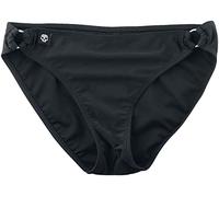 Rock Rebel by EMP Donna Slip Bikini Nero con Stampa Teschio S