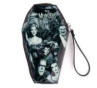 Rock Rebel Collage Universal Monsters Munsters Cassa Portafoglio Nero