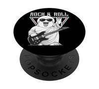Rock & Roll Buddha - Tonalità per chitarra PopSockets PopGrip Adesivo