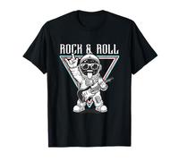 Rock & Roll Chitarra Cosmica Astronauta Maglietta