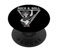 Rock & Roll - Chitarra retrò Afro Vibe PopSockets PopGrip Adesivo