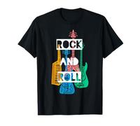 Rock & Roll Colorato Rocker Concerto Bambini Maglietta