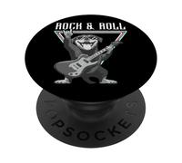 Rock & Roll Dog Guitar Music Vibes PopSockets PopGrip Adesivo