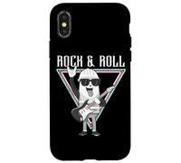 Rock & Roll Musicista Carattere Divertimento Custodia per iPhone X/XS