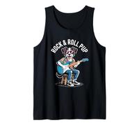 Rock & Roll Pup E Chitarra Border Collie Canotta