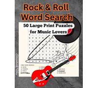 Rock & Roll Word Search: 50 Large Print Puzzles for Music Lovers