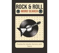 Rock & Roll Word Search: Word searches with easy to read print about guitars, vinyl, concerts, rock music and more | 6X9 inches 110 pages | 50+ ... for gifts, vacations, leisure time, holidays.