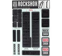 Rock Shox Adesivo Sid e steli 35 Nero su Nero