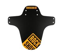 Parafango MTB RockShox Nero con Stampa Arancione Neon - Protezione Forcella e Stile Personalizzato