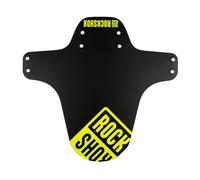 Parafango MTB RockShox Nero con Stampa Giallo Neon - Protezione Forcella e Installazione Facile