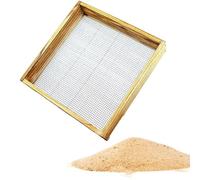 Rock Sifter - Garden Sieve Sifting Soil Sifter, Sifter for Rocks, Multi-Purpose Wood Dirt Sifter Hand Held Garden Sifter for Compost, Dirt, and Potting Soil, Practical Gardening Tools