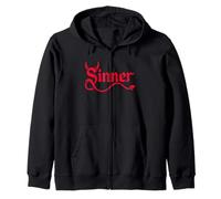 Rock Sinner - Corna da Diavolo e Coda, Orgoglio ateo Felpa con Cappuccio