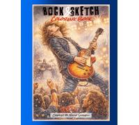 Rock & Sketch: Adult Coloring Book: Detailed Rock & Comic Style.