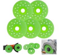 Rock Slab Flat Grinding Cutting Piece, Diamond Chamfered Saw Blades, Rock Slab Cutting Disc, Glass Cutting Disc, Indestructible Disc for Cutting and Grinding Tile and Marble (5 pezzi)