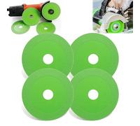 Rock Slab Grinding Disc,glass Cutting Disc for Grinder,100mm Glass Cutting Disc Diamond Saw Blade for Angle Grinder,Rock Plate Flat Grinding Disc, Flat Grinding Cutting Blade,for Rock Slabs,Glass-4pcs