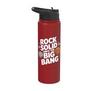 Rock Solid Dal Big Bang Divertente Asteroide Meteor Stainless Steel Insulated Water Bottle