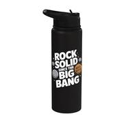 Rock Solid Dal Big Bang Divertente Asteroide Meteor Stainless Steel Insulated Water Bottle