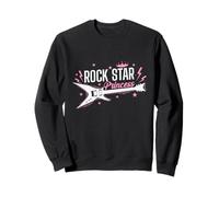 Rock Star Princess Chitarra Musica Felpa