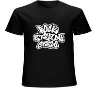 Rock Steady Crew Old School Hip Hop York B Boy De La Soul Unisex Tees Men's T Shirt Black M