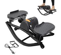 Rock Stepper Attrezzature Fitness | Stepper laterali a basso shock per donne e uomini, casa, appartamento, dormitorio, palestra, gambe, glutei, addominali