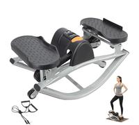 Rock Stepper - Macchina per esercizi laterali - Attrezzature per l'allenamento, portatile e silenzioso, per casa, appartamento, ufficio, palestra, addominali, glutei e gambe