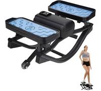 Rock Stepper, Rock Stepper Portatile Side-To-Side, Macchina compatta a Basso Impatto con Movimento Laterale oscillatorio per Ginocchia e articolazioni, Step Rocker per Gambe, Glutei e Addominali