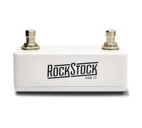 Rock Stock Doppio pedale per chitarra, versatile, per chitarra ausiliaria, per ampliare il processore multi-effetto, cablato a mano e costruito per la strada (bianco artico)