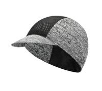 ROCK TAKIN Berretto da ciclismo con visiera parasole per uomo e donna, in seta ghiacciata, con protezione UV e resistente al sudore, traspirante, per l'estate e ciclismo, da corsa, grigio chiaro