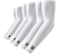 ROCK TAKIN Manicotti per braccia con protezione solare UV, per uomini e donne, UPF 50+, rinfrescanti per coprire le braccia, coperture sportive a compressione, X-Large