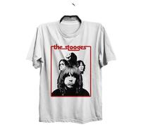Rock The Stooges Iggy Pop Ron Scott Eton Dave Fun House Raw WhiteL